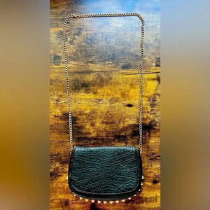 Womens studded crossbody handbag